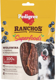 Pedigree Przysmak Ranchos Superfoods z Wołowiną i jagodami dla psa op. 70g