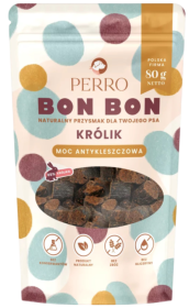 Perro BON BON Królik moc antykleszczowa Przysmaki dla psa op. 80g 