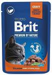 Brit Premium Sterilised Salmon Chunks Mokra Karma dla kota op. 100g