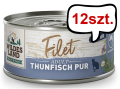 Wildes Land Cat Filety z tuńczyka dla kota op. 80g Pakiet 12szt.