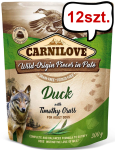 Carnilove Adult Duck&Timothy Grass Mokra Karma dla psa op. 300g Pakiet 12szt. SASZETKA