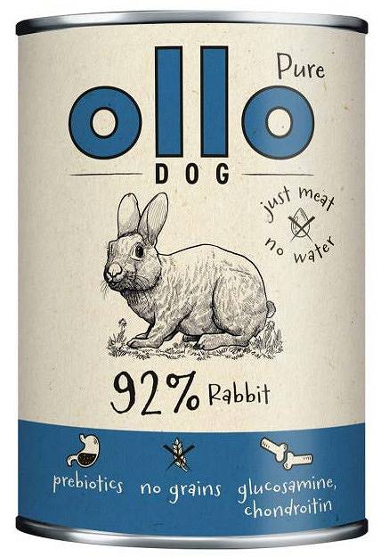 Ollo Pure Rabbit Mokra Karma dla psa op. 400g