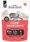 Wiejska Zagroda Adult Fileciki Jagnięcina z łososiem Mokra Karma dla psa op. 280g