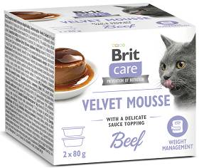 Brit Care Cat Velvet Mousse Beef Mokra Karma dla kota op. 2x80g