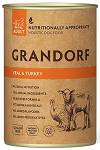 Grandorf Adult Veal&Turkey Mokra karma dla kota op. 400g