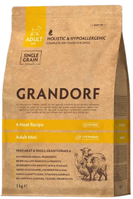 Grandorf Adult Mini 4 Meat Recipe Sucha Karma dla psa op. 3kg
