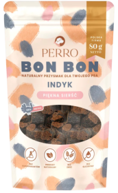 Perro BON BON Indyk piękna sierść Przysmaki dla psa op. 80g