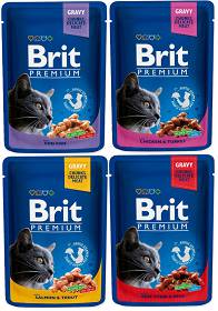 Brit Premium Pakiet degustacyjny Mokra Karma dla kota op. 12x100g