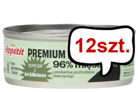 Comfy Appetit Premium Mousse z Królikiem Mokra karma dla kota 85g Pakiet 12szt.