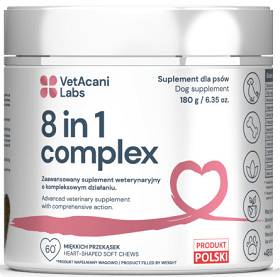 VetAcani Labs 8in1 Complex Suplement diety dla psów op. 180g