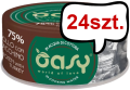 Oasy Adult More Love Chicken with Turkey Mokra Karma dla kota op. 70g Pakiet 24szt.