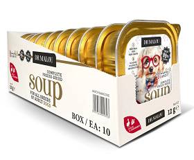 Dr Malou Soup Chicken&Cranberry Liofilizowana Karma dla psa op. 12g Pakiet 10szt.