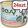 Oasy One Protein Puppy Mini Salmon mokra karma dla szczeniąt op. 200g Pakiet 24szt.