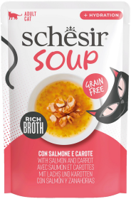 Schesir Soup with Salmon&Carrot  Mokra Karma dla kota op. 40g