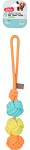 Zolux Twist Szarpak-Węzeł z 3 piłkami dla psa rozm. 42cm nr kat. 480757
