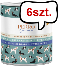 Perro Gourmet Adult Konina z korzeniem pietruszki Mokra Karma dla psa op. 400g
