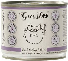Gussto Fresh Turkey&Duck Mokra Karma dla kota op. 200g