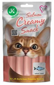 JK Animals Przysmak kremowy z łososiem dla kota op. 5x15g