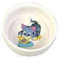 Trixie Miska ceramiczna dla kota poj. 0.3l kolor biały nr kat. 4009