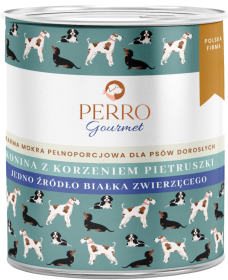Perro Gourmet Adult Konina z korzeniem pietruszki Mokra Karma dla psa op. 400g