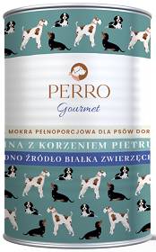 Perro Gourmet Adult Konina z korzeniem pietruszki Mokra Karma dla psa op. 400g