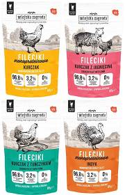 Wiejska Zagroda Pakiet Degustacyjny Fileciki w sosie Mokra Karma dla kota op. 12x85g