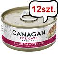 Canagan For Cats Chicken with Beef Mokra Karma dla kota op. 75g Pakiet 12szt.