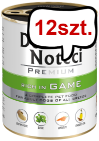 Dolina Noteci Premium Adult Dziczyzna Mokra Karma dla psa op. 800g Pakiet 12szt.