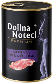 Dolina Noteci Premium Bogata w Królika Mokra Karma dla kota op. 400g