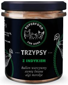 Trzypsy Deluxe z Indykiem Karma Mokra dla psa op. 300g