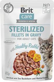 Brit Care Adult Sterilised Rabbit GRAVY Mokra karma dla kota op. 85g SASZETKA