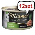 Miamor Feine Filets Adult Tuńczyk i warzywa Mokra Karma dla kota op. 100g Puszka Pakiet 12szt.