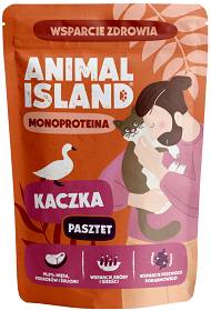 Animal Island Monoproteina Kaczka Mokra Karma dla kota op. 100g