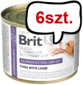 Brit Veterinary Diet Gastrointestinal Low Fat Tuna&Lamb Mokra Karma dla psa op. 200g Pakiet 6szt.