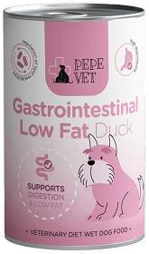 Paka Zwierzaka Pepe Vet Gastrointestinal Low Fat Duck Mokra Karma dla psa op. 400g