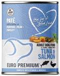 Euro Premium Pate Adult Tuna&Salmon Mokra Karma dla psa op. 400g