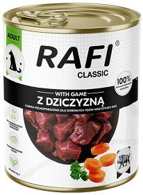 Rafi Classic Dog Dziczyzna Mokra Karma dla psa op. 800g