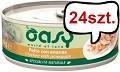 Oasy Adult Natural Chicken with Pineapple Mokra Karma dla kota op. 70g Pakiet 24szt.