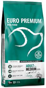 Euro Premium Adult Medium Chicken&Rice Sucha Karma dla psa op. 12kg
