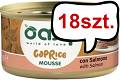 Oasy Caprice Adult Musse with Salmon Mokra Karma dla kota op. 85g Pakiet 18szt.