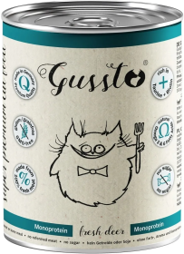 Gussto Fresh Deer Mokra Karma dla kota op. 400g