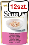 Schesir Adult Chicken&Ham in Jelly Mokra Karma dla kota op. 50g Pakiet 12szt.
