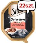 Sheba Selection in Sauce Adult Wołowina Mokra Karma dla kota op. 85g Pakiet 22szt.