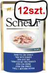 Schesir Adult Tuna&Seabass in Jelly Mokra Karma dla kota op. 50g Pakiet 12szt.
