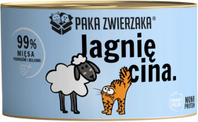 Paka Zwierzaka Jagnięcina Mokra karma dla kota op. 200g