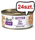 Brit Care Kitten Tuna Fillets Mokra Karma dla kociąt op. 70g Pakiet 24szt.