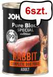 John Dog Pure Black Special Edition Adult Rabbit Mokra Karma dla psa op. 400g Pakiet 6szt.