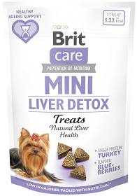Brit Care Mini Treats Przysmak Liver Detox dla psa op. 50g