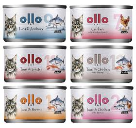 Ollo Cat Pakiet degustacyjny Mokra Karma dla kota op. 6x70g