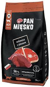 Pan Mięsko Wołowina z jeleniem Sucha Karma dla kota op. 1.6kg